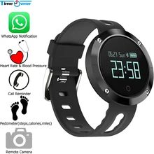 Time owner DM58 смарт-браслет сердечного ритма Монитор артериального давления Шагомер фитнес-браслет с напоминанием для iOS умный Браслет android