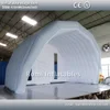 Custom 4.5mWx3mHx3mD light grey white inflatable stage tent oxford cloth tent inflatable canopy inflatable cover 2