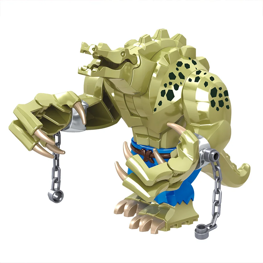 

Crocodile Killer Blocks Figure Compatible Duploed Creative Animal Building Blocks Plastic Toys For Children Legoing