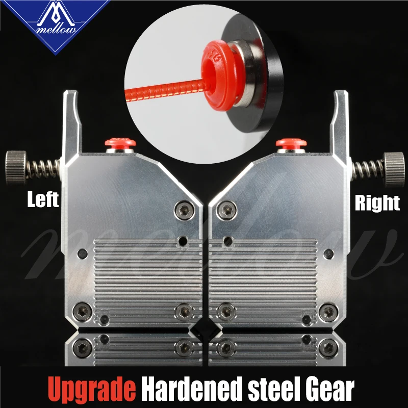 Дешево Mellow Высокое качество двойной шестерни NF цельнометаллический Bmg экструдер Боуден двойной привод экструдер для 3d принтер Mk8 Cr 10 Prusa I3 Mk3 Ender 3