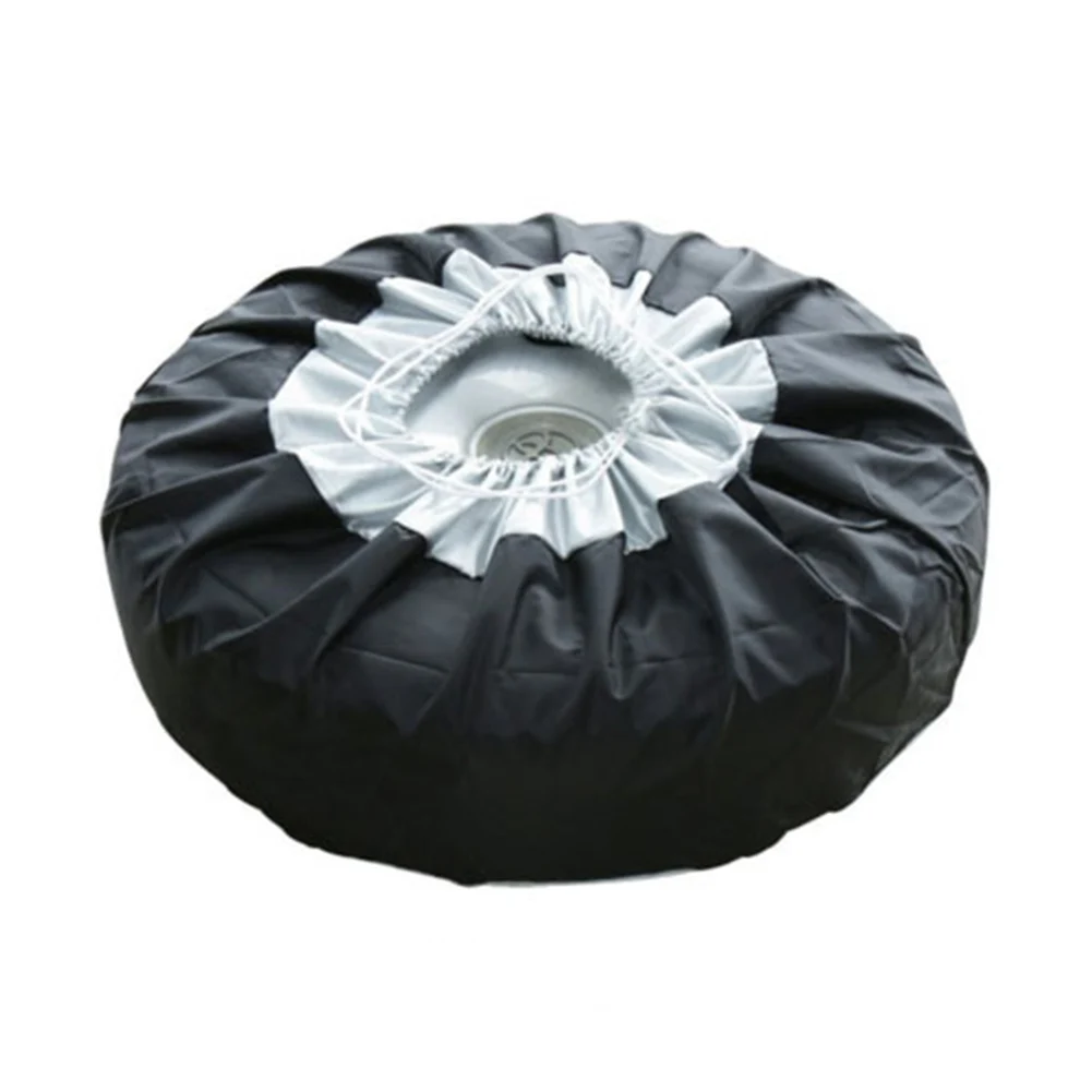 

1/2/4pcs Tire Case Tire Protection Cover Waterproof Car Lightweight Tyre Spare Cover UV-proof Wheel Protective Storage Bags