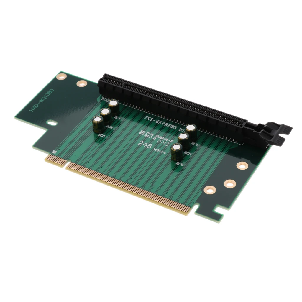 1Piece Horizontal Graphics Adapter Card PCIE X16 Matherboard Server Card