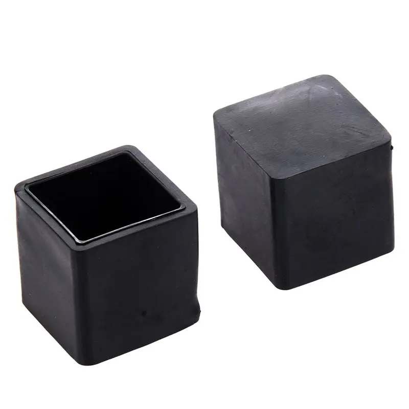 

Square PVC Soft Glue Foot Covers Protectors 20mm x 20mm 20Pcs Black