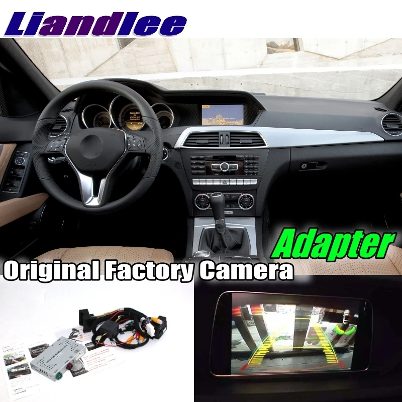 

Liandlee Car Reverse Rear Back Up Camera Interface Adapter Decoder Kits For Mercedes Benz C MB W204 2007~2014 NTG System Upgrade