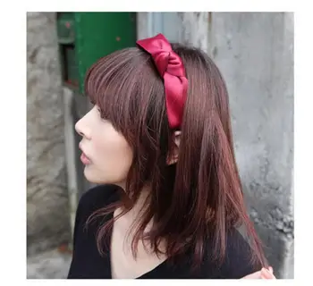 

10 PCS Women Hairband Soild Color Bow Knot Hair Hoop Cute Girls Headband f Headwear Women Hair Accessories 2020 HOT *new*