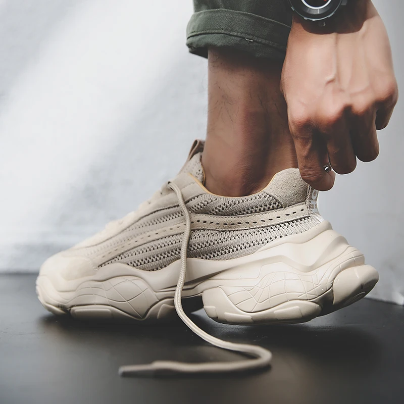 

High Quality Sneakers for Men Brand Brand Fashion Breathable Casual Shoes Outdoor Non-slip Men Shoes Light Leisure Shoes 39-44