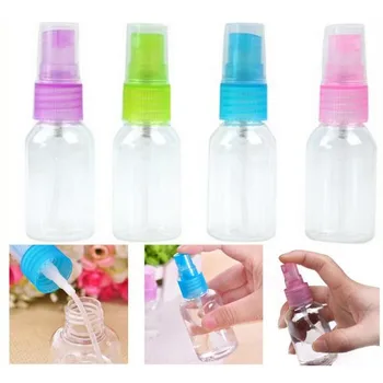 

6 piece/lot Hot Sale 50 ml Empty Plastic Transparent Atomizer Spray Mini Bottles New PW02-6