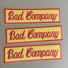 20*7 см тканевые нашивки MC BAD COMPANY Заказные нижние Кулисные мотоциклетные нашивки с вышивкой для куртки 30X7 см