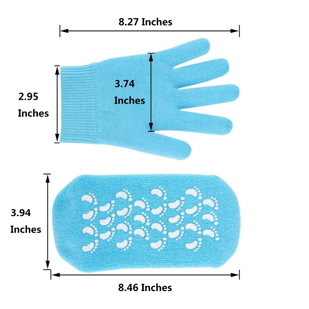 Смягчить гель-содержащие спа-носки для ног забота, отшелушивание носки для педикюра сухой каблук потрескавшейся кожи увлажняющий гель стельки для рук и ног маска