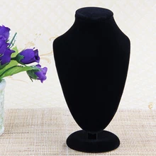 Новое маленькое бархатное ожерелье стойка для ювелирных изделий Подставка держатель 7x", витрина для презентации украшений стенд