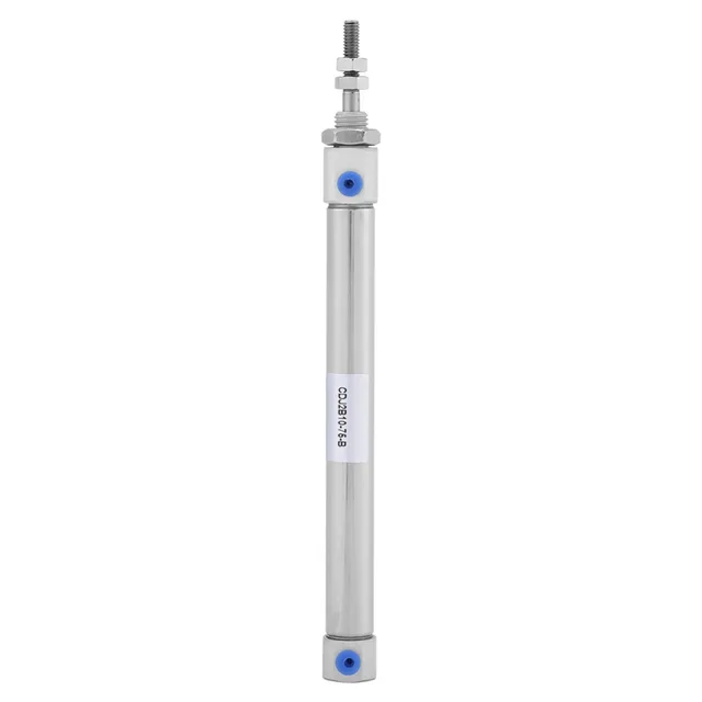 1Pcs Stainless Steel Pneumatic Air Cylinder Stainless Steel Single Rod Double Acting cylinder CDJ2B 75mm Stroke 10mm Bore