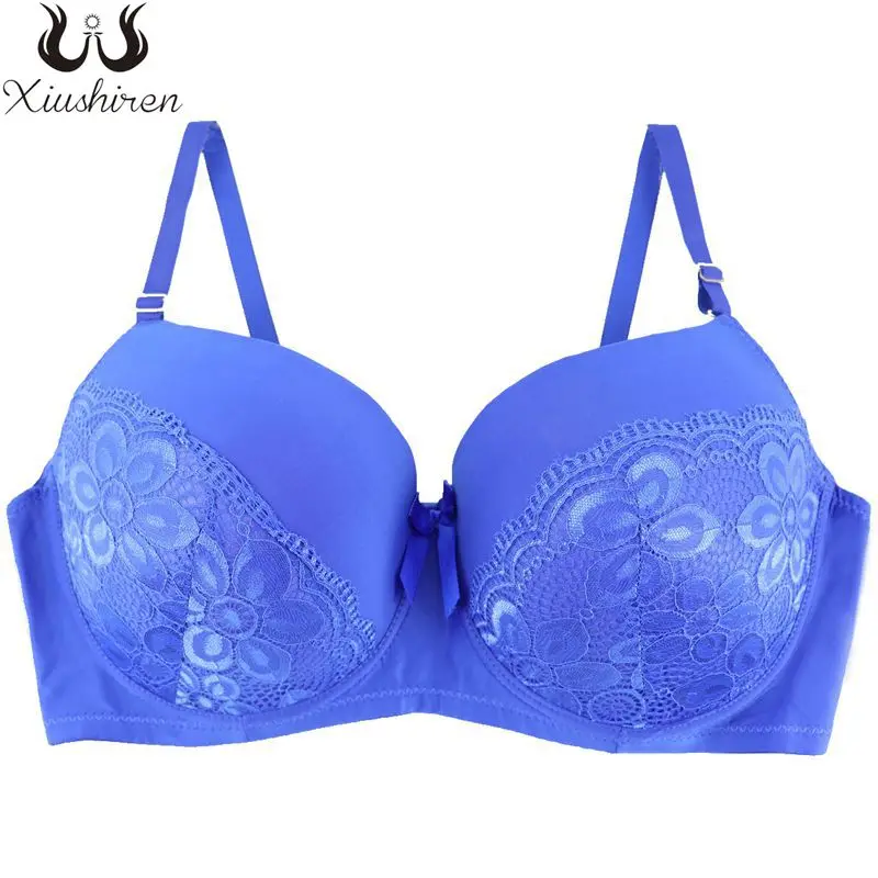 Xiushiren DD DDD G Cup Plus Size Bra Top Women Underwear Floral Lace