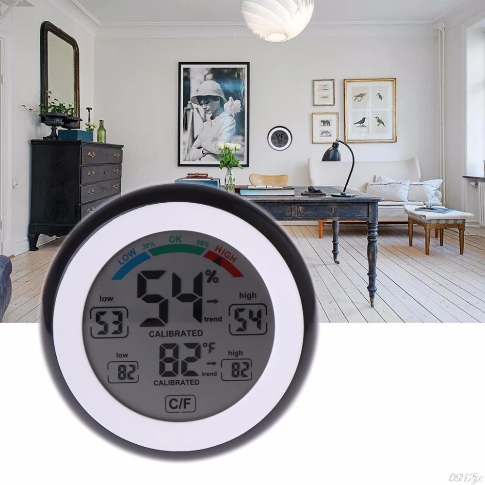Цифровой комнатный термометр и гигрометр сенсорный датчик температуры Измеритель Влажности Тестер инструменты