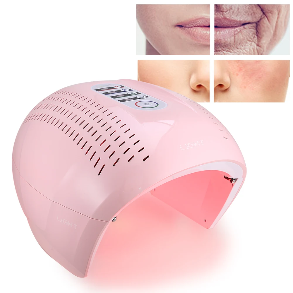 Máquina da Remoção do Rejuvenescimento da Pele do Rosto Verdadeiro Vermelho Azul Terapia Pdt Cuidados Ferramentas 7-cor Led Luz 8 Verdadeiro 7-Cor LED Vermelho Luz Azul Terapia