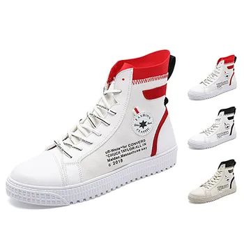 

2018 Sneakers Women Men canvas Upper Breathable Sport Shoes Chunky Shoes High Top Running Shoes For Men Women