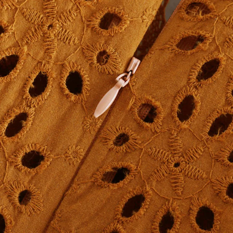 NSZ женское летнее хлопковое платье с вышивкой мини-платье с v-образным вырезом кружевная вставка плиссированный короткое платье vestidos