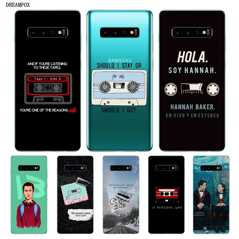 

N241 13 Reasons Why Soft TPU Silicone Cover For Samsung Galaxy J2 J3 J4 J5 J6 J7 J8 Pro Plus Prime 2018 2017 Case