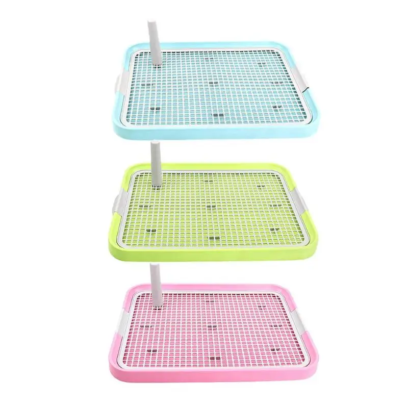 

Lattice Dog Toilet Potty Pet Toilet for Dogs Cat Puppy Litter Tray Training Pad Holder Easy to Clean Pet Product for Indoor