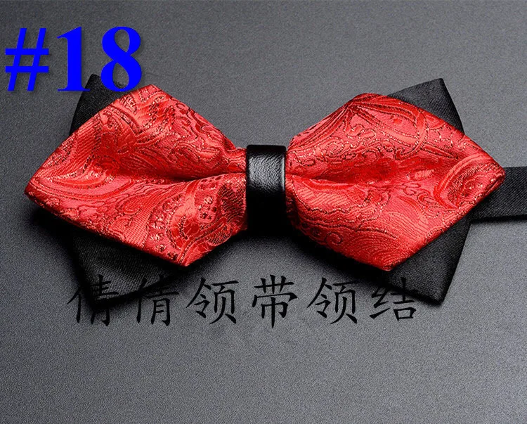 Модные 2-тон Bow Tie сетки Для мужчин и Для женщин смокинг общие вечеринку Галстуки бабочка бабочкой 30 Цвет, 100 шт