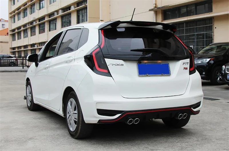 Динамический сигнал автостайлинг для Honda Fit светодиодный задний фонарь- для Fit Дым Задний фонарь DRL+ тормоз+ Парк+ поворотные огни