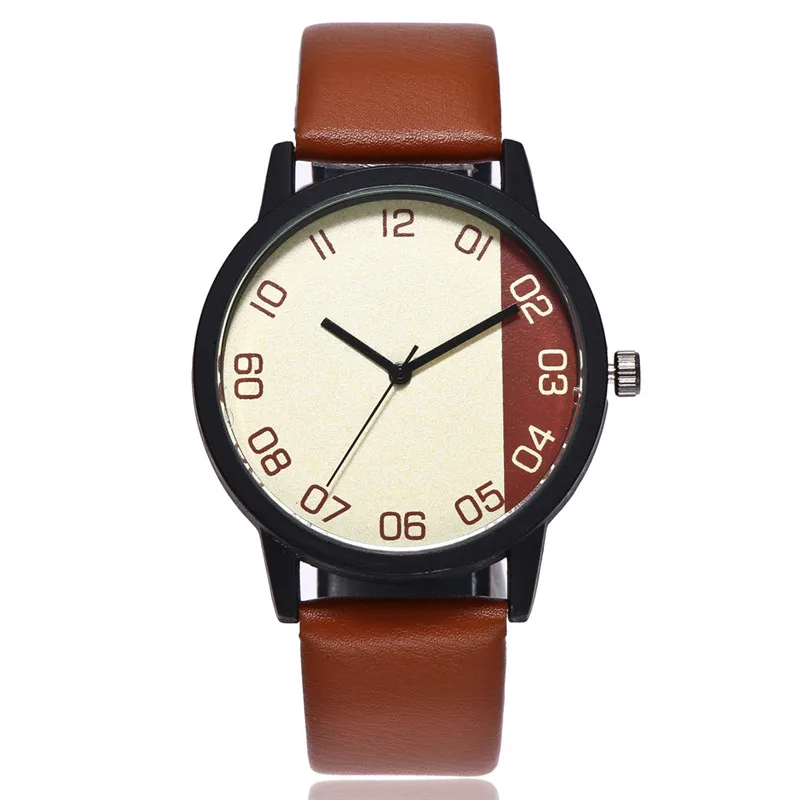 

Top Fashion 2018 New Women Watch Arabic Numbers Stainless Steel Big Dial WristWatch Waterproof Leather Ladies Quartz Clock Reloj