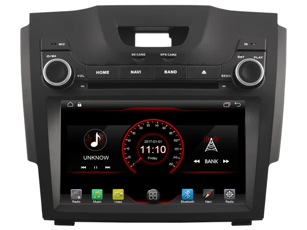 Flash Deal Navirider car dvd player multimedia wifi android 8.1 gps navigation screen for Chevrolet S10 Isuzu D-Max Colorado headunit audio 1