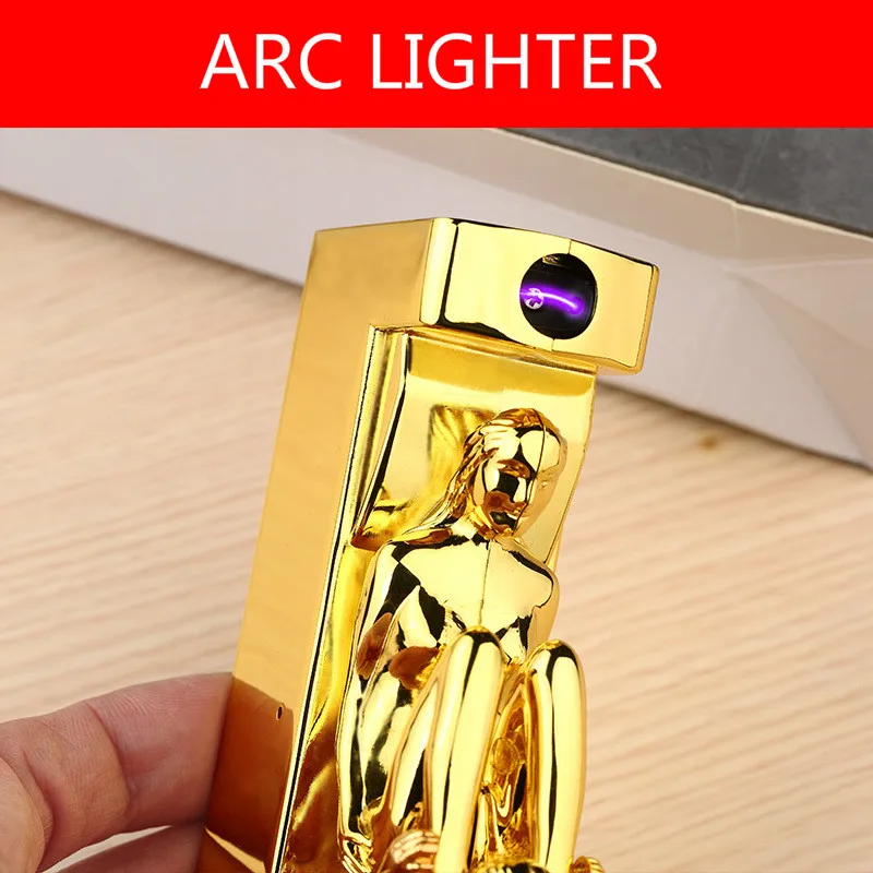 Новинка arc Зажигалка секс электрическая usb зарядка зажигалки человеческий голос