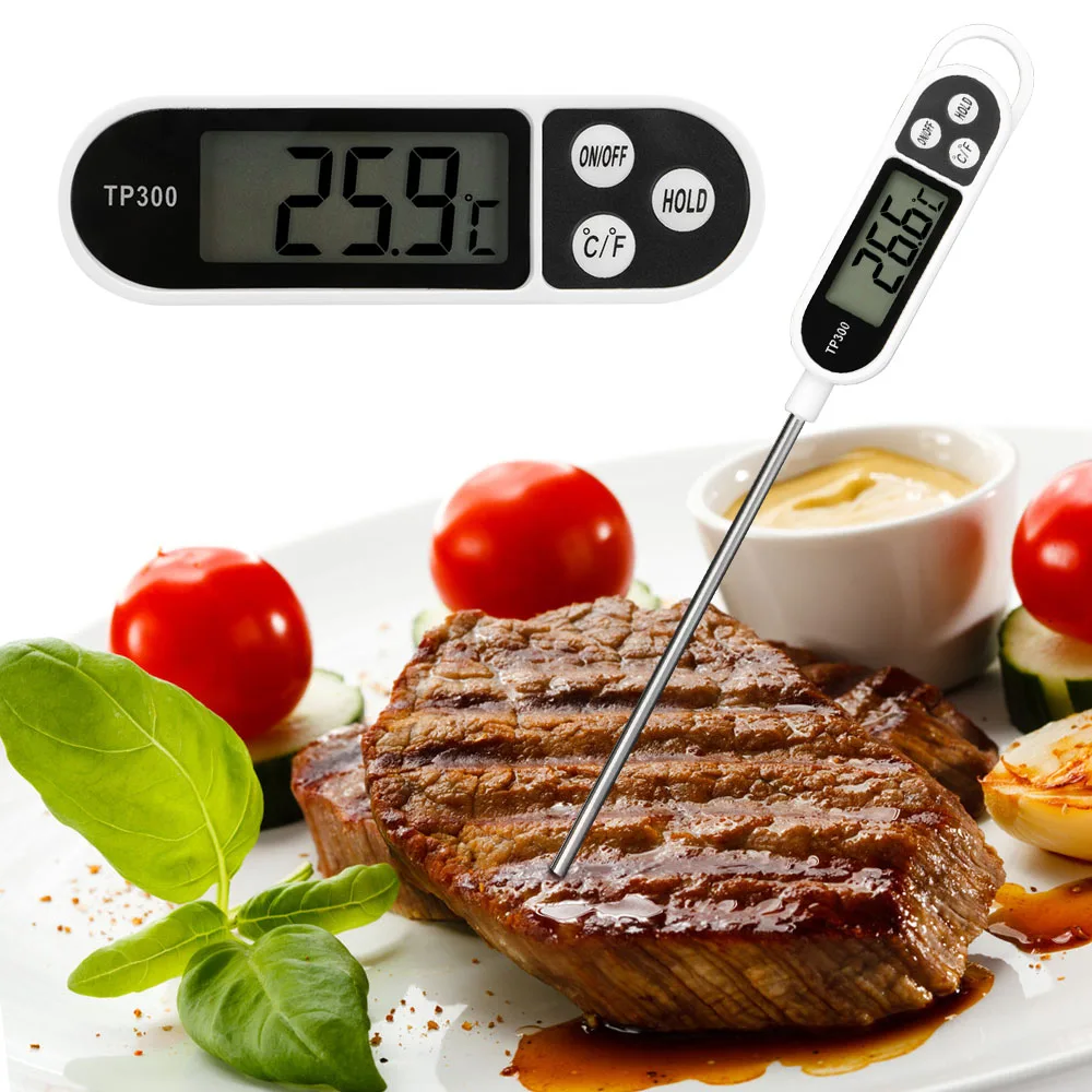 Цифровой кухонный термометр для мяса, термометр для приготовления пищи, воды, еды, зонд, печь, электронный термометр для барбекю, бытовые кухонные инструменты
