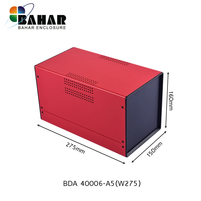 150*160*275 мм Корпус для инструментов электронный железный ящик железный корпус для электроники металлический радиатор Соединительный корпус - Цвет: BDA40006-A5(W275)
