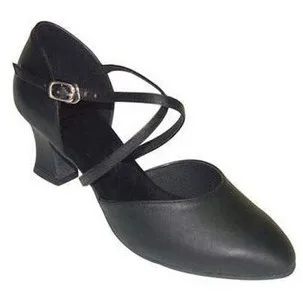 

Spring & Autumn 100% Genuine Leather Dance Shoes Square Heel Shoes Women's Modern Dance Shoes