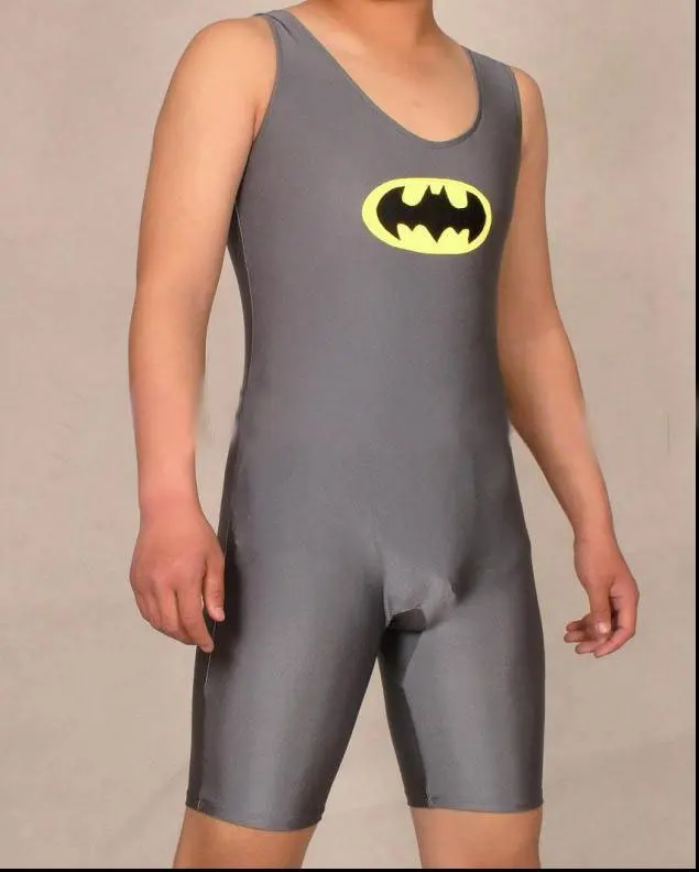 Pro Lycra Spandex Wrestling Singlet Tights pants Superhero Superman 
