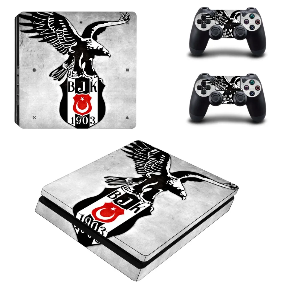 Турция футбол бесиктас BJK PS4 Slim Skin Наклейка для консоли Sony PlayStation 4 и контроллера
