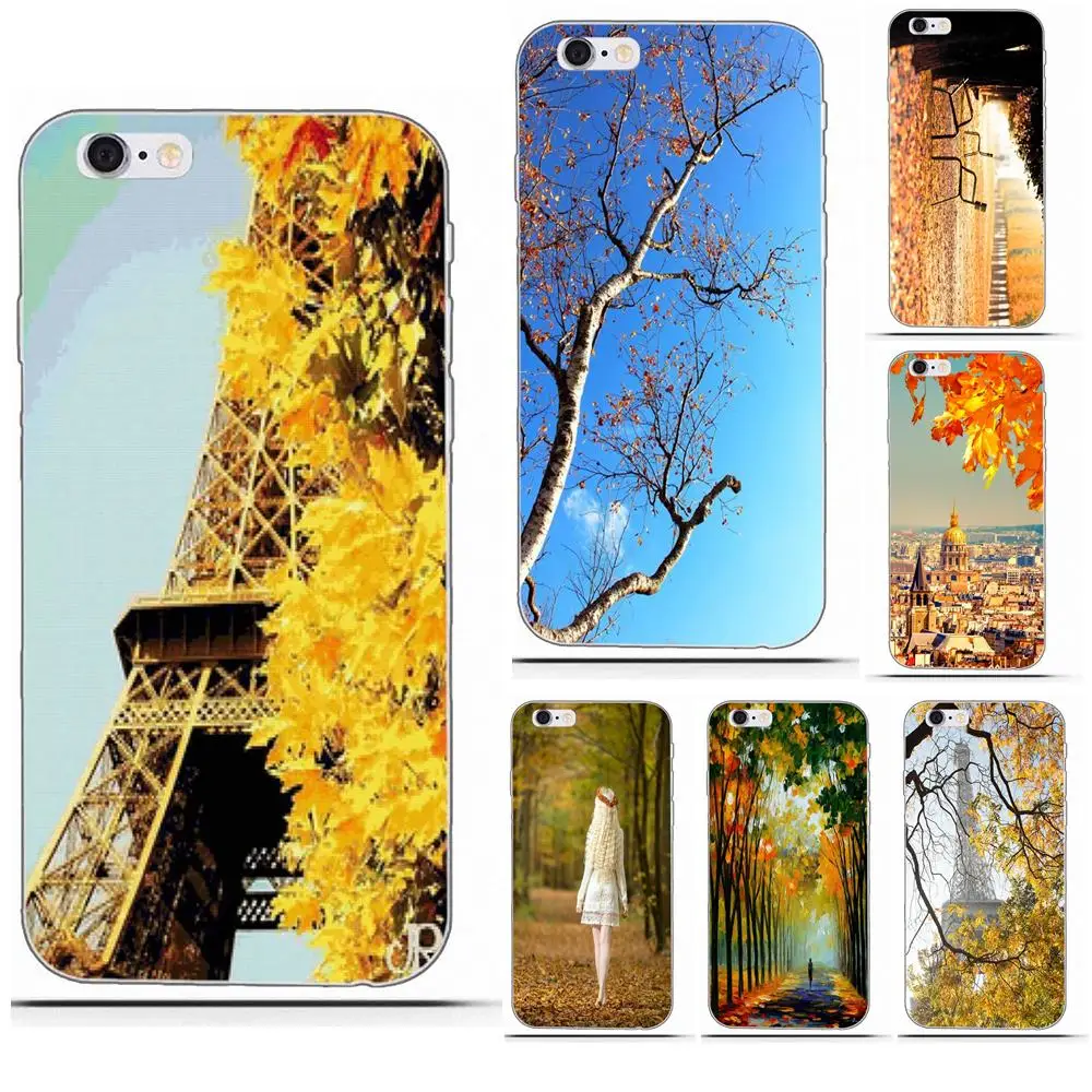 Autumn in Paris Nature For HTC Desire 530 626 628 630 816 820 One A9 M7 M8 M9 M10 E9 Plus U11 Moto G G2 G3 Drawing TPU | Мобильные