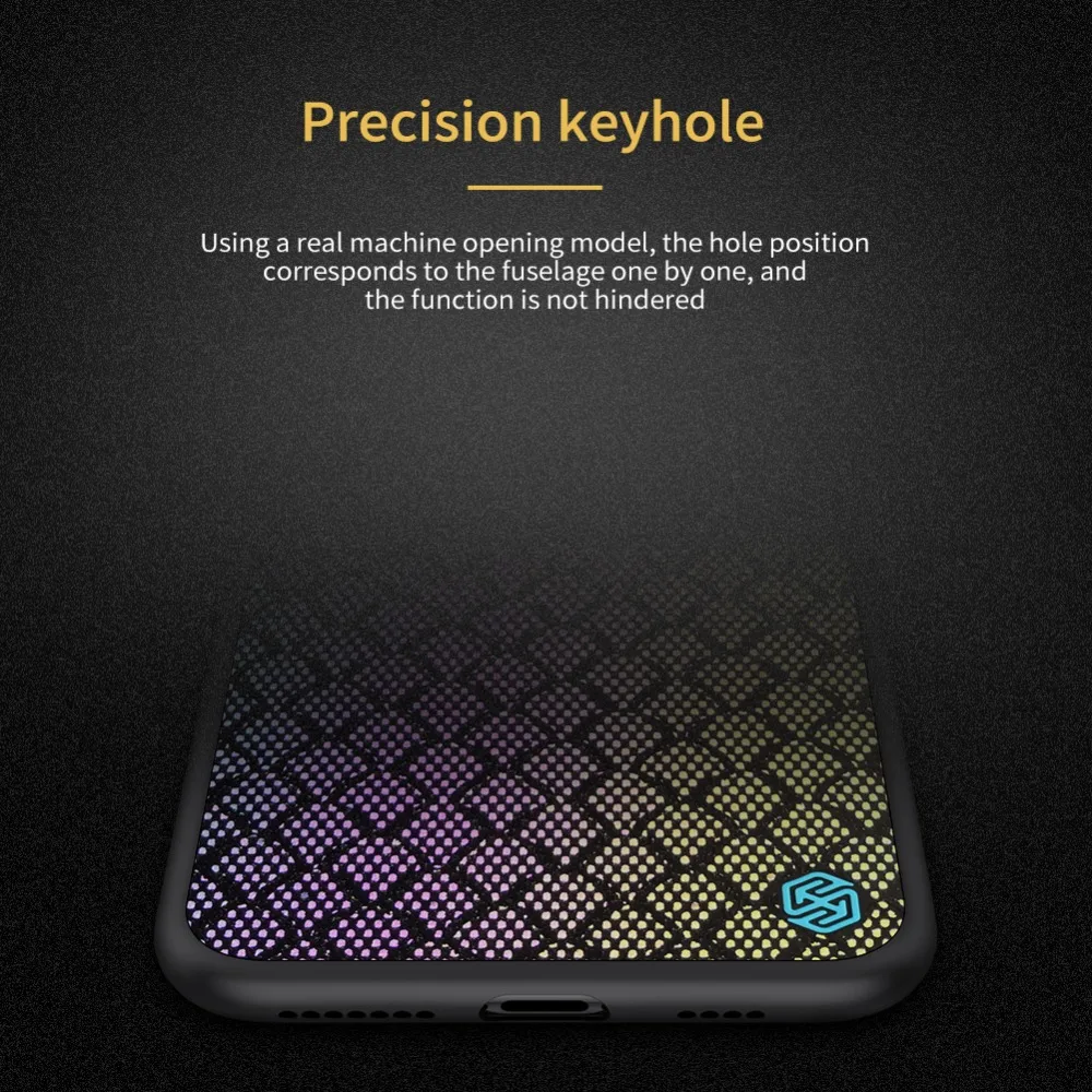 Для iPhone XS Max чехол Nillkin глянцевый модный силиконовый мягкий край роскошный тканевый чехол для телефона iPhone XS Max X Nilkin задняя крышка