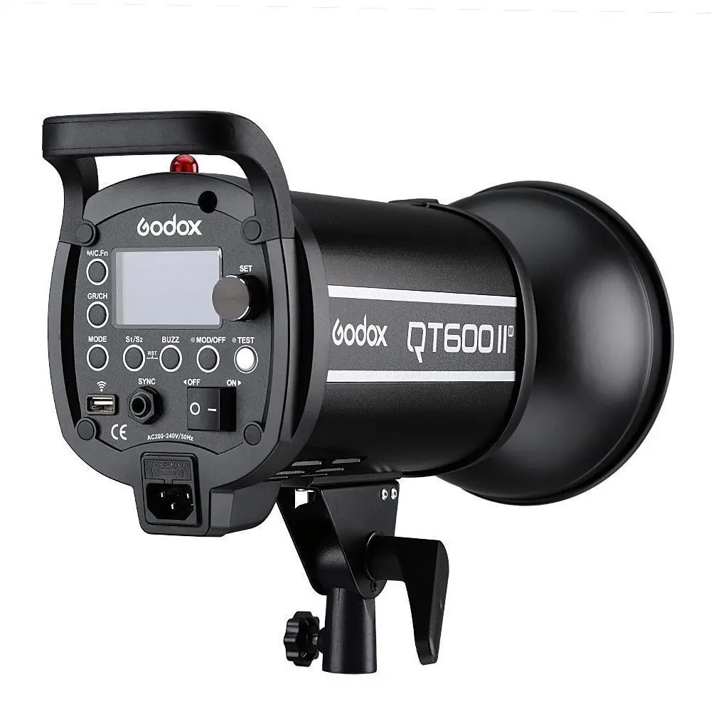 Godox QT600II M 600WS GN76 1/8000 s высокоскоростная синхронизирующая со вспышкой стробоскопа со встроенной системой 2,4G с беспроводной вспышкой