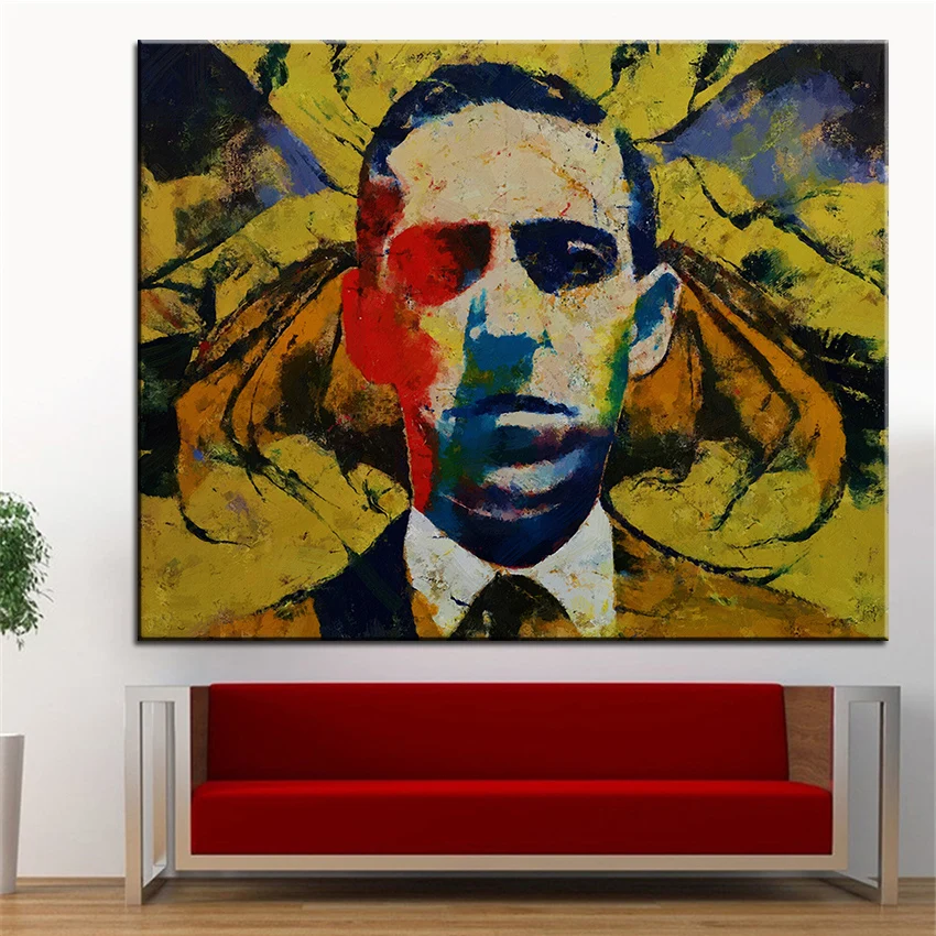 

Large size Printing Oil Painting lovecraft Wall painting Home Decorative Wall Art Picture For Living Room painting No Frame