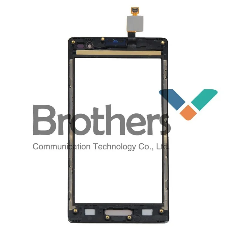 10 шт./партия черный Сенсорный экран планшета Панель по замене с рамкой для LG Optimus L9 P769 T-Mobile с бесплатной доставкой