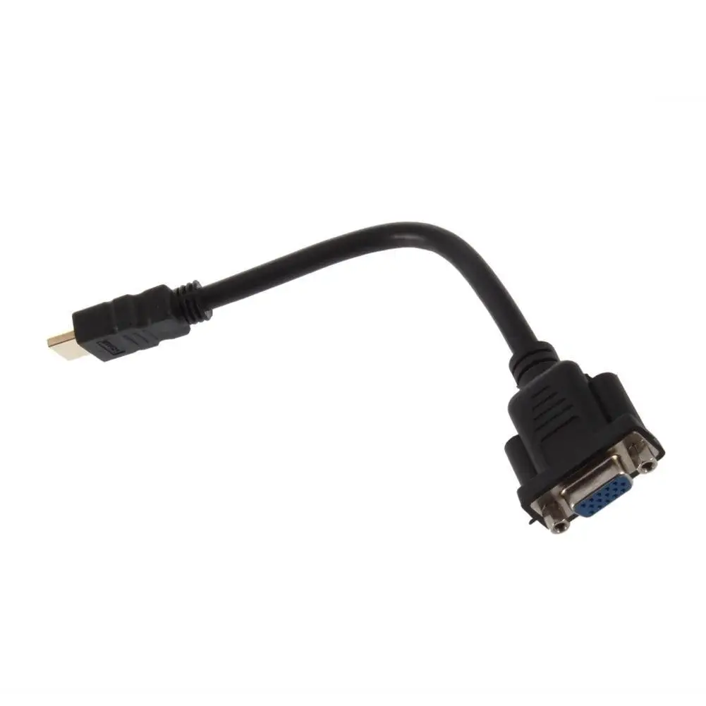 D-SUB 15 Pin M/F HDMI папа к VGA гнездовой разъем адаптер конвертер кабель Прямая поставка