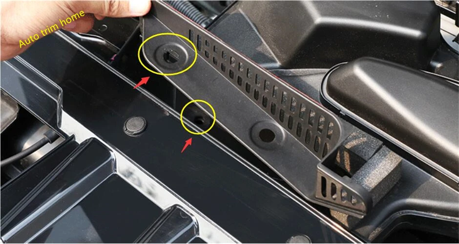 

Lapetus For Nissan Rogue / X-trail X trail 2014 - 2019 Engine Warehouse Air Intake Vent Frame Protection Cover Kit