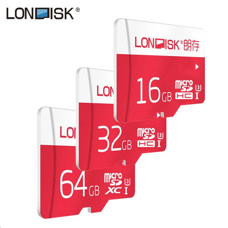 Londisk Новое поступление 16 ГБ 32 ГБ 64 ГБ карты памяти/Micro SD карта 32 ГБ флэш-карт SDXC Microsd UHS-3 для смартфонов