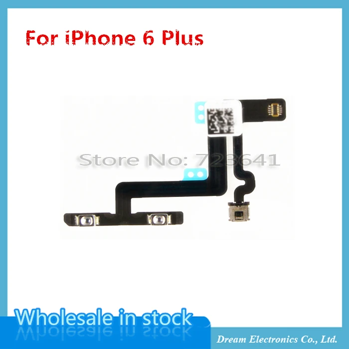 imágenes para MXHOBIC 20 unids/lote Volumen Mute Button Switch Conector Flex Cable para el iphone 6 Plus 5.5 "Reparación de Piezas de Recambio Libre gratis imágenes para MXHOBIC 20 unids/lote Volumen Mute Button Switch Conector Flex Cable para el iphone 6 Plus 5.5 "Reparación de Piezas de Recambio Libre gratis
