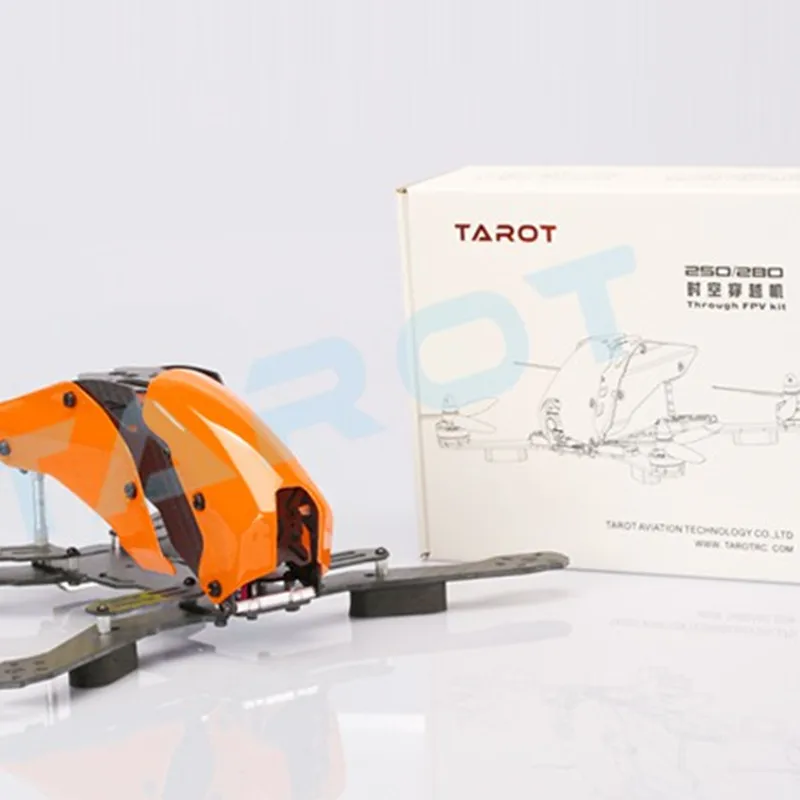 

Tarot-RC Robocat TL280H 280mm Half-Cabon Quadcopter Frame with Hood Cover for RC FPV