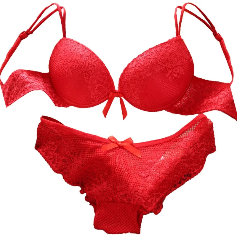 bra panty red color