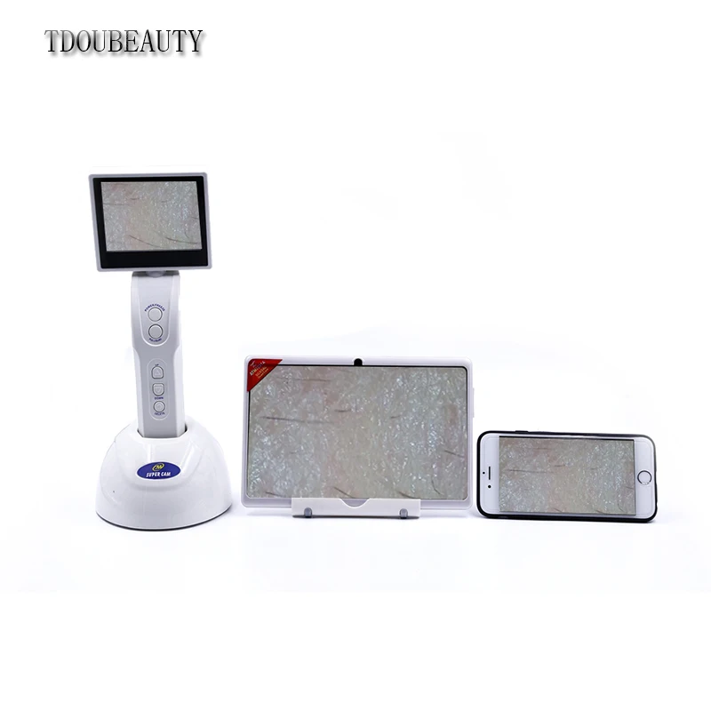 

TDOUBEAUTY Recordable Video BM-199 Wi-Fi high Pixel CMOS Skin And Scalp Analyzer With 3.5 Inch Screen (Free Shipping)