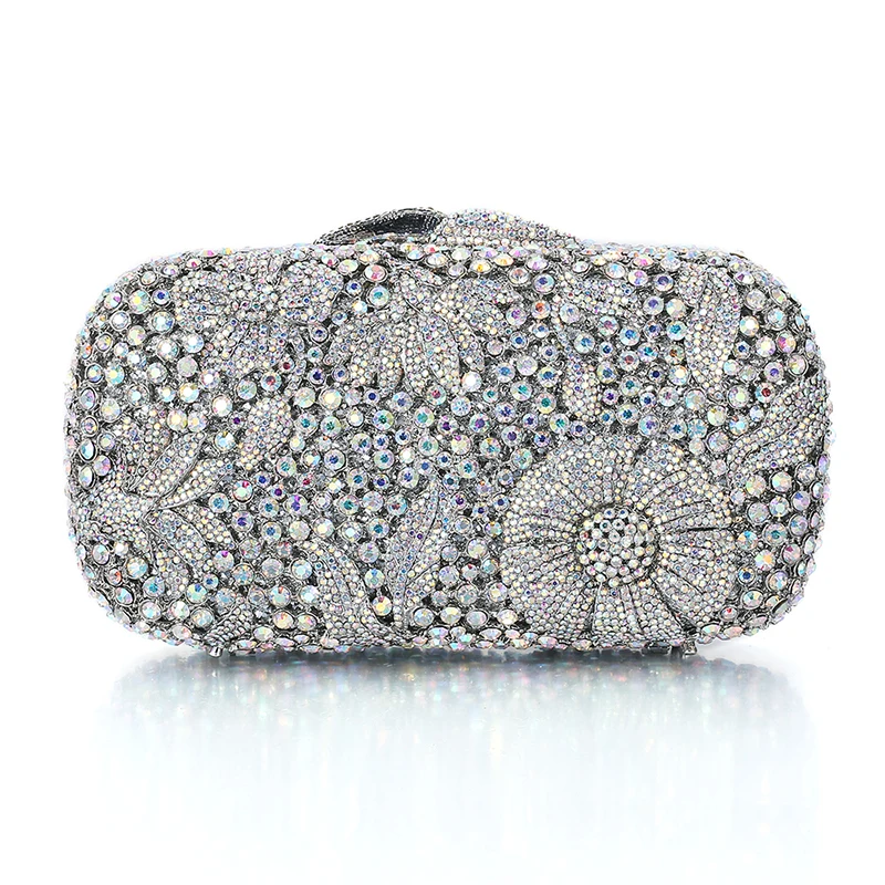 silver clutch cheap