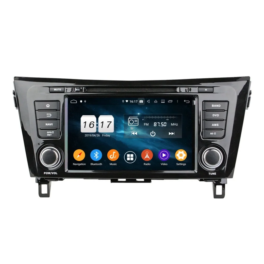 Flash Deal 4GB+32GB IPS Android 9.0 Octa Core 2 din 8" Car DVD GPS for Nissan QashQai X-Trail 2014 2015 2016 GPS Radio Bluetooth WIFI USB 4
