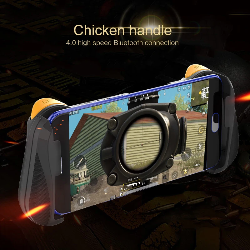 

Bluetooth 4.0 Gamepad PUBG Controller PUBG Mobile Triggers Joystick Wireless Joypad for IPhone XS for Android Tablet
