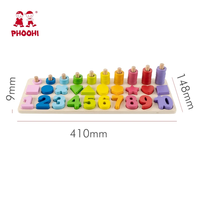 Baby Wooden Montessori Educational Material Toy Kids Early Learning Infant Shape Match Board Toy For More Than 3 Year Old PHOOHI Baby Wooden Montessori Educational Material Toy Kids Early Learning Infant Shape Match Board Toy For More Than 3 Year Old PHOOHI