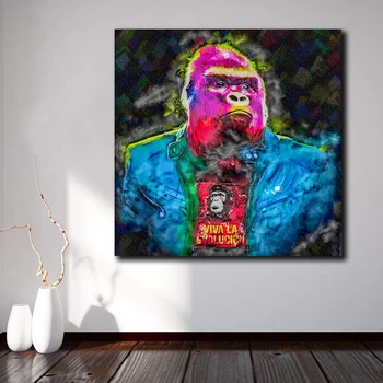 

Large Size Pop Art Gorille Oil Painting Wall Art Picture Painting Printed On Canvas Home Decor Abstract Wall Pictures Unframed