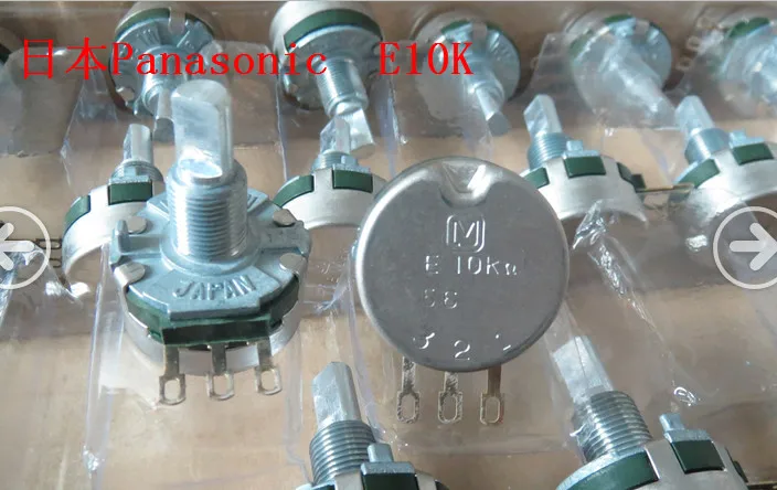 [VK] Japan E10K potentiometer 10K game potentiometer half handle 20MM switch